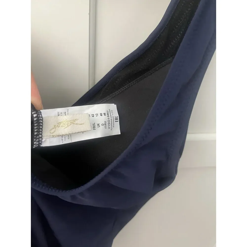 Gottex Navy Blue Socialite Slimming One Piece Swimsuit Size 10 NWT - Picture 6 of 6